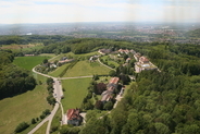 View from Chrischona Tower to the St.Chrischona estate (15 minutes away)